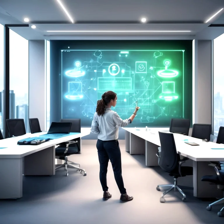 Employees engaged in IT security training