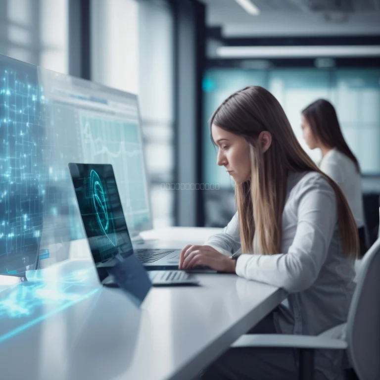 Dashboard showing progress metrics for IT security training participants